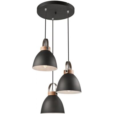 Lamkur Lighting Danielle Steel Hängeleuchte in Graphit - Deckenleuchte Lamkur Lighting Danielle Steel Hängeleuchte in Graphit - Deckenleuchte