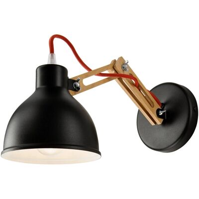 Lamkur Lighting Marcello Regulowana lampa ścienna z kopułą Naturalna Lamkur Lighting Marcello Regulowana lampa ścienna z kopułą Naturalna