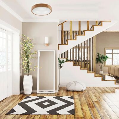 Lamkur Eveline Lampada Soffitto 3 Luce Rovere Lamkur Eveline Lampada Soffitto 3 Luce Rovere