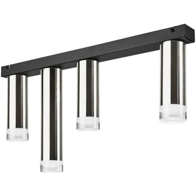 Lamkur Diego Oberflächenmontierter Downlight - Chrom - 4x E27 Lamkur Diego Oberflächenmontierter Downlight - Chrom - 4x E27