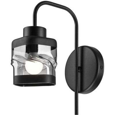 Lamkur Hugo Wandleuchte Schwarz - Wandlampe, E27, 1x60W, Dimmbar Lamkur Hugo Wandleuchte Schwarz - Wandlampe, E27, 1x60W, Dimmbar
