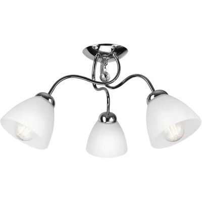 Euluna Miranda Deckenleuchte mit 3 Lampen, Chrom Euluna Miranda Deckenleuchte mit 3 Lampen, Chrom