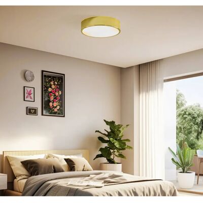 Lamkur Dante 43937 Taklampa - Metall, Guld/Vit, 36cm Lamkur Dante 43937 Taklampa - Metall, Guld/Vit, 36cm