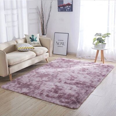 Tapis Ombre Shaggy Rose 80x150 - Tapis - Publicité Tapis Ombre Shaggy Rose 80x150 - Tapis - Publicité