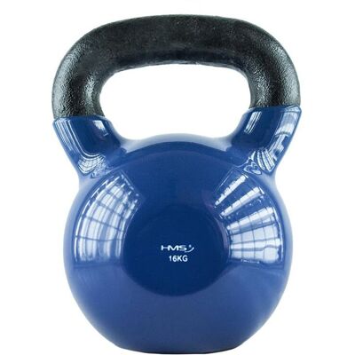 HMS KNV16 16kg Kettlebell en Fonte d'Acier Bleu - Équipement de Fitness - Publicité HMS KNV16 16kg Kettlebell en Fonte d'Acier Bleu - Équipement de Fitness - Publicité
