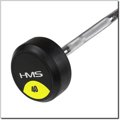 HMS Fitness GSL40 Barre de Curl - Curl weight bar - Publicité HMS Fitness GSL40 Barre de Curl - Curl weight bar - Publicité