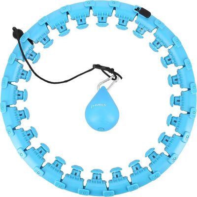 HMS Blau verstellbarer Fitness Hula Hoop mit Schwerkraftball HMS Blau verstellbarer Fitness Hula Hoop mit Schwerkraftball