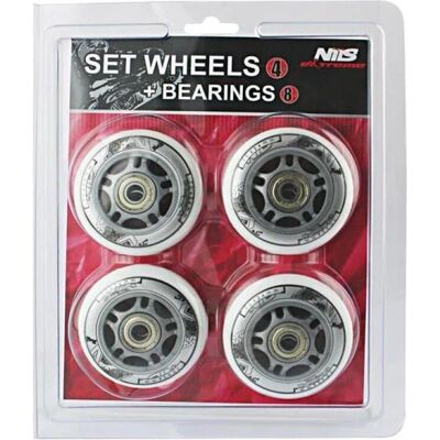 NILS Extreme - 72x24 - 82A - ABEC7 - Inline-Skate-Räder NILS Extreme - 72x24 - 82A - ABEC7 - Inline-Skate-Räder