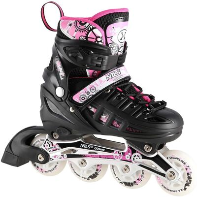 Nils Extreme Pink 4-in-1 Luistimet - Luistimet, Inline, Rullaluistimet, Jääkiekkomaila Nils Extreme Pink 4-in-1 Luistimet - Luistimet, Inline, Rullaluistimet, Jääkiekkomaila