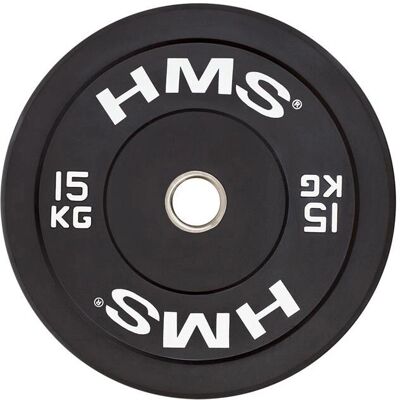 HMS Fitness BBR15 Olimpijski gumowany talerz HMS Fitness BBR15 Olimpijski gumowany talerz