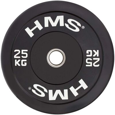 HMS Olimpijskie Talerze z Gumowym Wykończeniem 25kg HMS Olimpijskie Talerze z Gumowym Wykończeniem 25kg