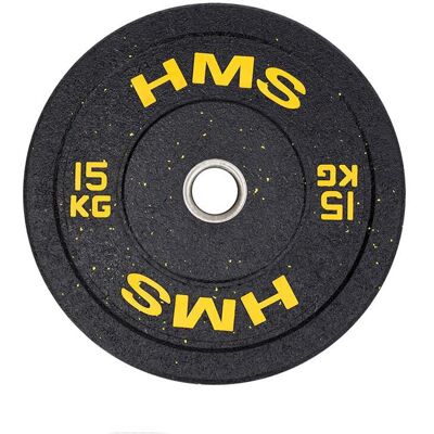 HMS Fitness HTBR15 Olimpijski talerz z gumą - Talerz ciężarowy HMS Fitness HTBR15 Olimpijski talerz z gumą - Talerz ciężarowy