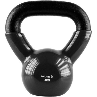 HMS KNV04 4kg Kettlebell en vinyle - Équipement de musculation - Publicité HMS KNV04 4kg Kettlebell en vinyle - Équipement de musculation - Publicité