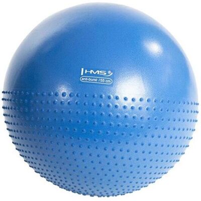 HMS Fitness YB03 piłka do ćwiczeń - Niebieska - 55cm HMS Fitness YB03 piłka do ćwiczeń - Niebieska - 55cm