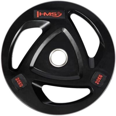 HMS Tox20 Czarna olimpijska talerz 20kg HMS Tox20 Czarna olimpijska talerz 20kg