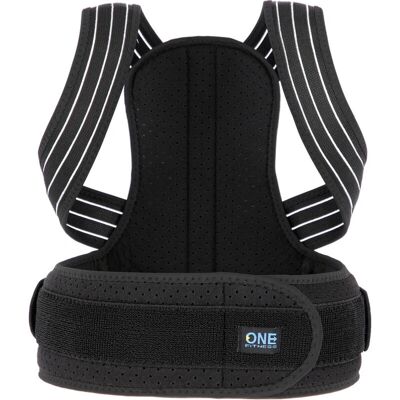 Korektor postawy One Fitness KP207 - Regulowany, Unisex Korektor postawy One Fitness KP207 - Regulowany, Unisex