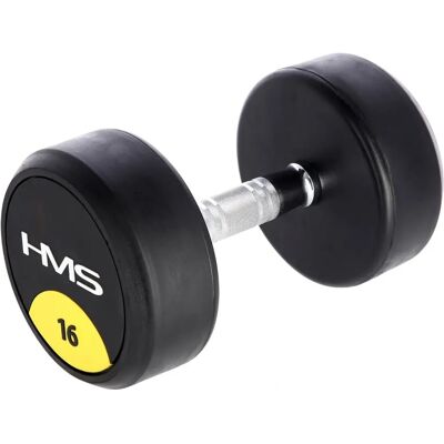 HMS HG PRO 16kg Gummierter Hantel HMS HG PRO 16kg Gummierter Hantel