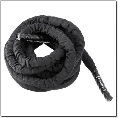 HMS Fitness RP03 Battle Rope - Czarny, 12m, 38mm HMS Fitness RP03 Battle Rope - Czarny, 12m, 38mm