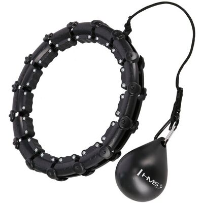 HMS Hula Hop Negru - Echipament de fitness HMS Hula Hop Negru - Echipament de fitness