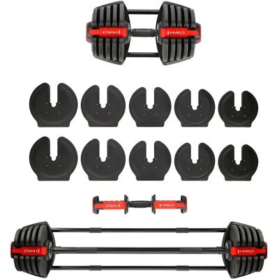 HMS SGR40 PRO SET 2-in-1 verstelbaar halterset 43,5 kg HMS SGR40 PRO SET 2-in-1 verstelbaar halterset 43,5 kg