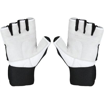 Gants de Fitness en Cuir HMS RST04 - Stabiliser Poignet - Publicité Gants de Fitness en Cuir HMS RST04 - Stabiliser Poignet - Publicité