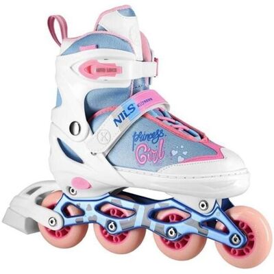 NILS Extreme NA18168A Princess Inline Skates - Weiß - Sicherheit, Verstellbar NILS Extreme NA18168A Princess Inline Skates - Weiß - Sicherheit, Verstellbar