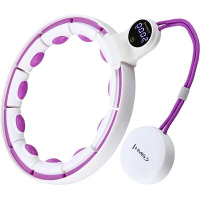 HMS HHM17 Hula Hoop de Massage - Réglable, Numérique, Rempli de Sable - Publicité HMS HHM17 Hula Hoop de Massage - Réglable, Numérique, Rempli de Sable - Publicité