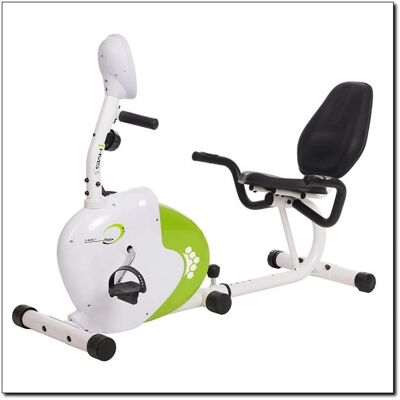 Entraîneur de vélo magnétique HMS R9259 - Horizontal, Blanc & Vert - Publicité Entraîneur de vélo magnétique HMS R9259 - Horizontal, Blanc & Vert - Publicité