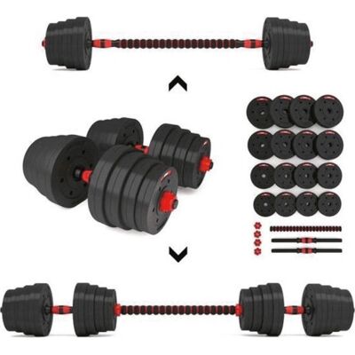 HMS Halterset 30Kg - Barbell en Dumbbell HMS Halterset 30Kg - Barbell en Dumbbell