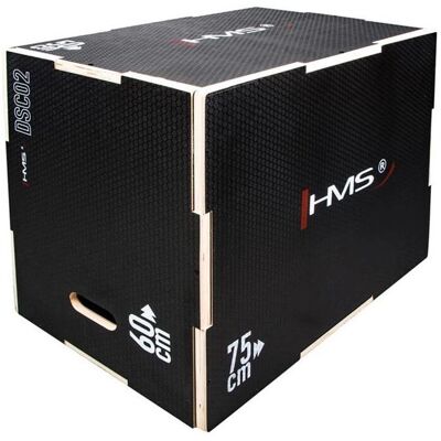 HMS DSC02 - Boîte plyométrique renforcée - 75x60x50cm - Publicité HMS DSC02 - Boîte plyométrique renforcée - 75x60x50cm - Publicité