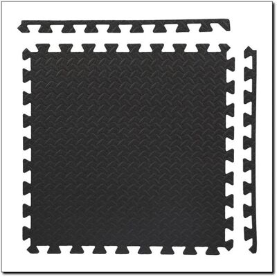 HMS MP12 Puzzle Matte - Dunkelgrau, 9 Stück HMS MP12 Puzzle Matte - Dunkelgrau, 9 Stück