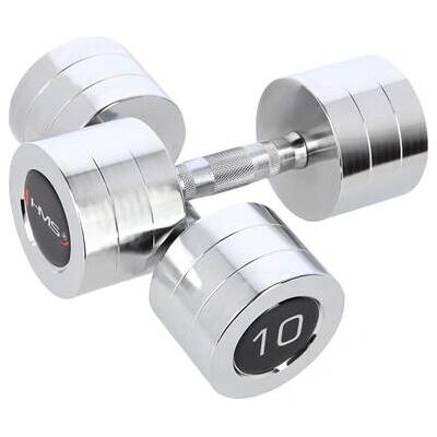 HMS Fitness CHD10 10kg Srebrny - Hantle HMS Fitness CHD10 10kg Srebrny - Hantle