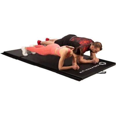 Materac Gimnastyczny Składany HMS Premium - 240x120 cm - Czarny Materac Gimnastyczny Składany HMS Premium - 240x120 cm - Czarny