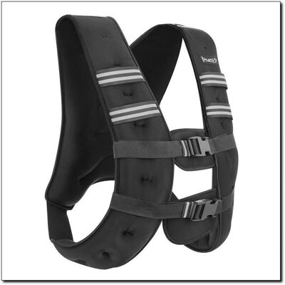 Kamizelka HMS KTO05 z ciężarkami - 5 kg, Czarna Kamizelka HMS KTO05 z ciężarkami - 5 kg, Czarna