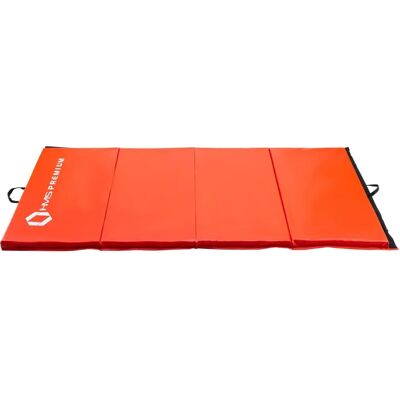 Skládací gymnastická podložka HMS Premium - 240x120cm, Červená Skládací gymnastická podložka HMS Premium - 240x120cm, Červená