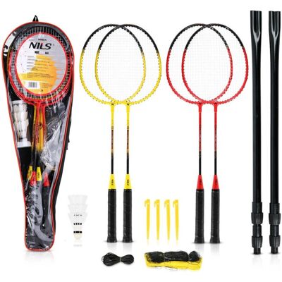 Nils Extreme NRZ264 Aluminium Multicolor Badminton Set - Badminton Set Nils Extreme NRZ264 Aluminium Multicolor Badminton Set - Badminton Set