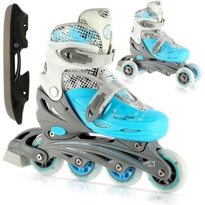 Nils Extreme Blau 4-in-1 Inline-Skates - Sports Equipment Nils Extreme Blau 4-in-1 Inline-Skates - Sports Equipment