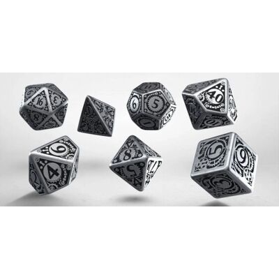 Q-Workshop SMST35 Würfelspiel - Metallwürfel-Set - Steampunk (7) - Rollenspiel-Würfel Q-Workshop SMST35 Würfelspiel - Metallwürfel-Set - Steampunk (7) - Rollenspiel-Würfel