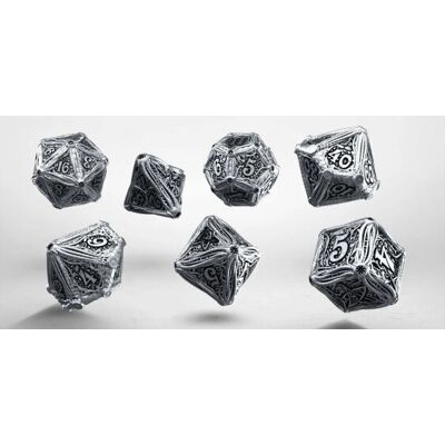 Set de Dés Métalliques Call of Cthulhu - Jeu de Rôle Premium - Publicité Set de Dés Métalliques Call of Cthulhu - Jeu de Rôle Premium - Publicité
