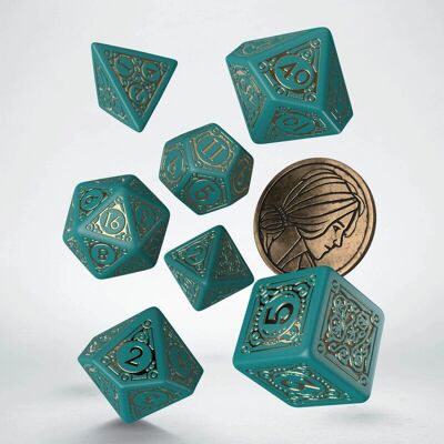 Q Workshop Triss Witcher Dobókocka Készlet - Szerepjáték Dobókockák Q Workshop Triss Witcher Dobókocka Készlet - Szerepjáték Dobókockák