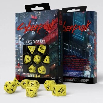 Cyberpunk Red dobókocka készlet - Veszély Zóna - Társasjáték Kellékek Cyberpunk Red dobókocka készlet - Veszély Zóna - Társasjáték Kellékek