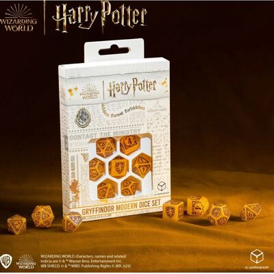 Q Workshop Harry Potter Gryffindor Modern Dobókocka Szett - Arany Q Workshop Harry Potter Gryffindor Modern Dobókocka Szett - Arany