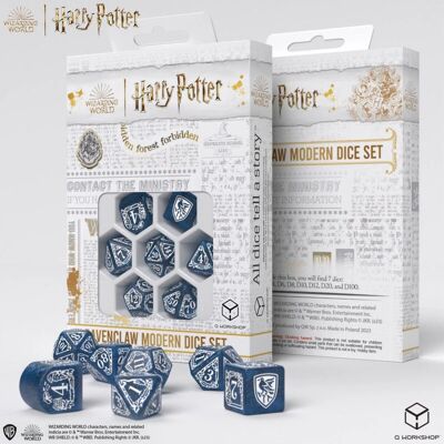 Q Workshop Harry Potter Ravenclaw Modern Kockaszett - Kék Q Workshop Harry Potter Ravenclaw Modern Kockaszett - Kék