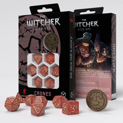 Q Workshop Witcher Dice Set - Moires, Ambrosia - Role playing game dice Q Workshop Witcher Dice Set - Moires, Ambrosia - Role playing game dice