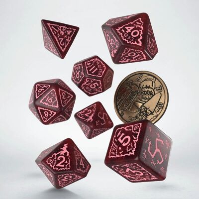 Q-Workshop The Witcher Dice Set Crones Whispess - Dice Set for Fans Q-Workshop The Witcher Dice Set Crones Whispess - Dice Set for Fans