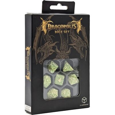Sada kostek Dracopolis - Dlouhý krk andských kultur - Kostky na role-playing hry Sada kostek Dracopolis - Dlouhý krk andských kultur - Kostky na role-playing hry