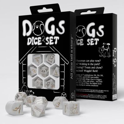 Q Workshop Dogs Dice Set - Charlie - Würfelset für Rollenspiele Q Workshop Dogs Dice Set - Charlie - Würfelset für Rollenspiele