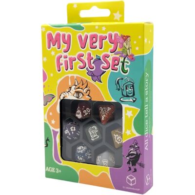 Q Workshop Fairy Dust Role Playing Game Dice Set - LD-SMVF03 Q Workshop Fairy Dust Role Playing Game Dice Set - LD-SMVF03