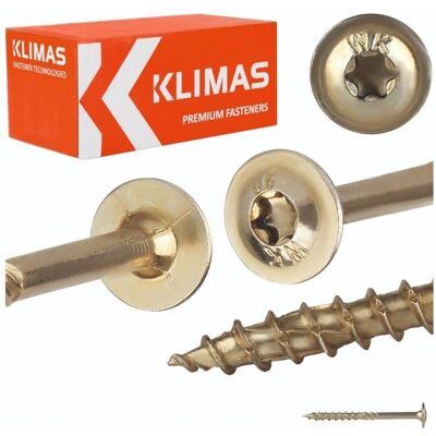 Viti da carpenteria KLIMAS - WKCP-08120 - 8x120mm Viti da carpenteria KLIMAS - WKCP-08120 - 8x120mm