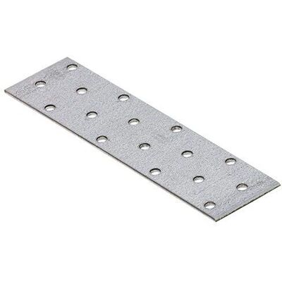 Afbat 160x40mm Zinkbelagt Gennemført Plade - Gennemført plade Afbat 160x40mm Zinkbelagt Gennemført Plade - Gennemført plade
